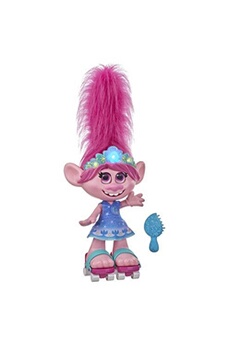 figurine de collection trolls figurine poppy cheveux dansants