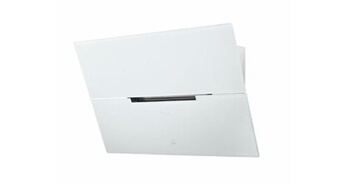 Hotte décorative murale Roblin Hotte inclinee MOLIERE 800 VERRE BLANC 6989534