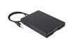 Vshop ®lecteur de disquettes externe noir; floppy 3,5 pouces usb pour disquettes; usb 2. 0; 1. 44 mb; lecteur de disquettes portable et ultra petit; pl photo 2