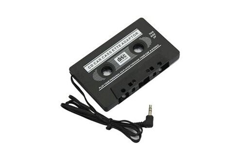 Autoradio Wewoo Autoradio cassette adaptateur audio voiture noir