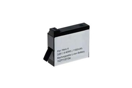 Batterie pour caméscope Otech Batterie compatible pour gopro hero4, hero 4 black edition, her