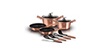 Batterie de cuisine antiadhésive 100 % sans PFOA pour induction avec Batterie de cuisine antiadhésive 100 % sans PFOA pour induction avec