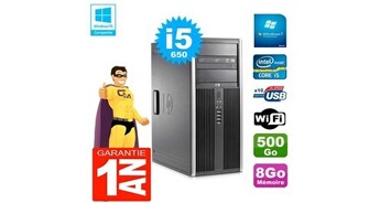 Pc 8100 tour core i5-650 ram 8go disque 500go graveur dvd wifi w7