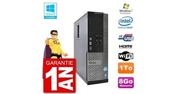 Pc 3010 sff intel g640 ram 8go disque dur 1to graveur dvd wifi w7