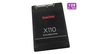 Disque Dur Interne Sandisk Ssd 128Go 2.5" Sandisk X110 Sd6Sb1M-128G-1006 Hp 724415-001 665961-001