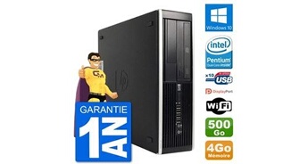 Pc 8300 elite sff intel g630 ram 4go disque dur 500go windows 10 wifi
