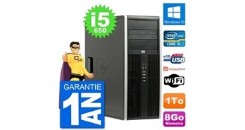 Pc tour 8100 elite intel core i5-650 ram 8go disque dur 1to windows 10 wifi