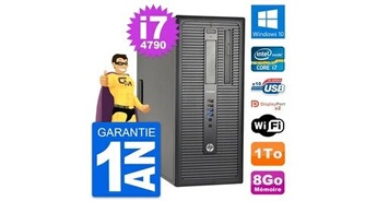 Pc tour prodesk 600 g1 intel i7-4790 ram 8go disque dur 1to windows 10 wifi