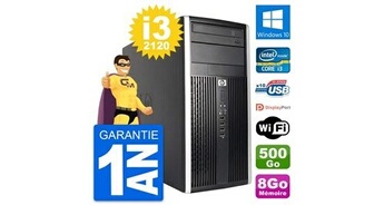 PC De Bureau HP PC Tour HP Compaq Pro 6200 Cmt Core I3-2120 Ram 8Go Disque 500Go Windows 10 WiFi