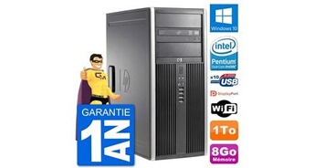 Pc tour 8200 intel g630 ram 8go disque dur 1to windows 10 wifi