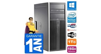 Pc tour 8200 intel g630 ram 16go disque dur 1to windows 10 wifi