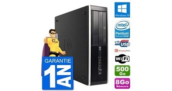 Pc 8300 elite sff intel g630 ram 8go disque dur 500go windows 10 wifi