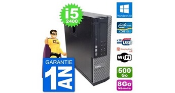 Pc 7010 sff intel core i5-2400 ram 8go disque dur 500go windows 10 wifi
