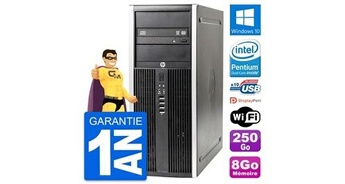 Pc tour elite 8300 intel dual-core g630 ram 8go disque 250go windows 10 wifi