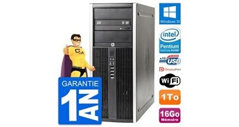 PC De Bureau HP PC Tour HP Elite 8300 Intel Dual-Core G630 Ram 16Go Disque 1To Windows 10 WiFi