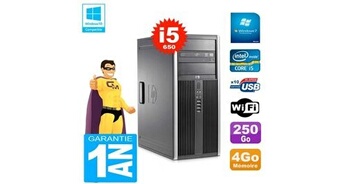 Pc 8100 tour core i5-650 ram 4go disque 250go graveur dvd wifi w7