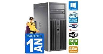 Pc tour 8200 intel g630 ram 4go disque dur 500go windows 10 wifi