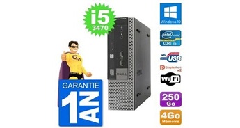 Ultra mini pc 7010 usff i5-3470 ram 4go disque dur 250go windows 10 wifi