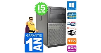 Pc tour 7010 intel core i5-3470 ram 8go disque dur 1to windows 10 wifi