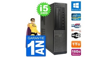 Pc 7010 dt intel core i5-2400 ram 16go disque dur 1to windows 10 wifi
