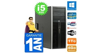 Pc tour 8100 elite intel core i5-650 ram 4go disque dur 1to windows 10 wifi
