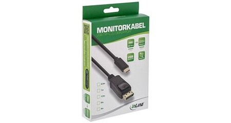 Câble Audio InLine 99303i - 3.5mm Femelle/Femelle - Longueur 0.2 M - Noir