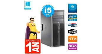 Pc 8100 tour core i5-650 ram 8go disque 1to graveur dvd wifi w7