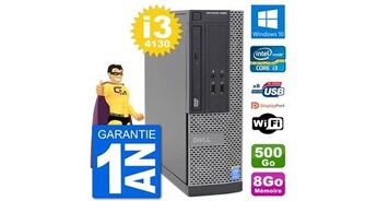 Pc optiplex 3020 sff i3-4130 ram 8go disque dur 500go windows 10 wifi