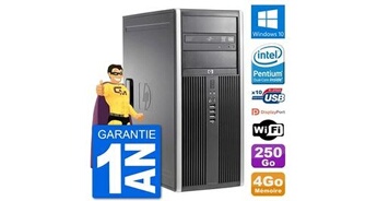 Pc tour 8200 intel g630 ram 4go disque dur 250go windows 10 wifi