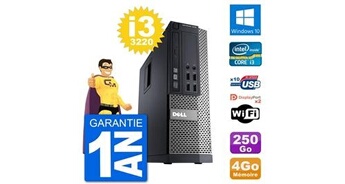 Pc 7010 sff intel core i3-3220 ram 4go disque dur 250go windows 10 wifi