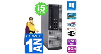 Pc 9020 sff intel core i5-4570 ram 8go disque dur 250go windows 10 wifi