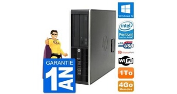 Pc compaq pro 6300 sff intel g630 ram 4go disque dur 1to windows 10 wifi