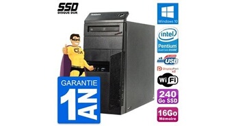Pc tour thinkcentre m83 intel g3220 ram 16go ssd 240go windows 10 wifi