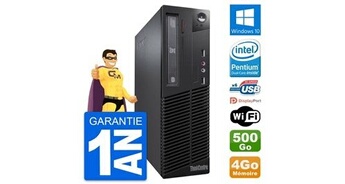 Pc thinkcentre m73 sff intel g3220 ram 4go disque 500go windows 10 wifi