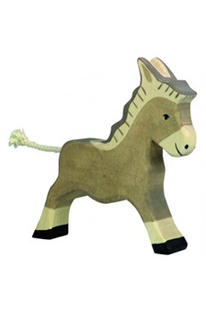 figurine de collection holztiger bois de marche âne