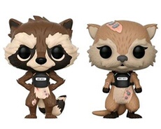 Figurine Pop! N°02 - Les Gardiens de la Galaxie 2 - Rocket et Lylla