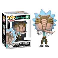 Figurine POP Rick & Morty Alien Facehugger Rick Exclusive