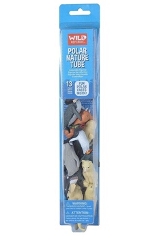figurine de collection wild republic nature tube: polar 13 pièces multicolore