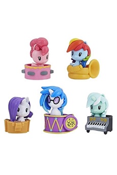 figurine de collection my little pony hasbro set de jeu de championnat 8 pièces avec confettis