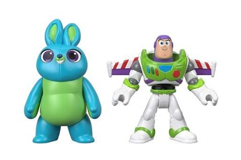 Figurine de collection Disney Lot de 2 jouets Pixar Toy Story 4 Buzz Lightyear et Bunny GBG91