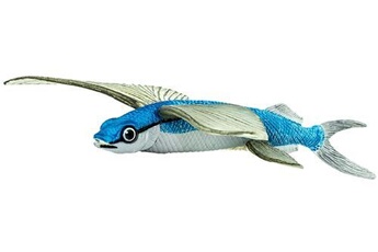 figurine de collection safari ltd safari jouer à l'animal poisson volant 17,5 cm bleu/blanc