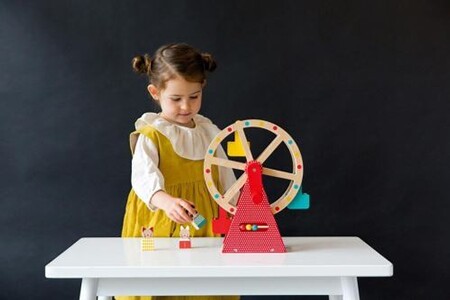 Figurine de collection GENERIQUE Petit Collage grande roue en bois 24 ...