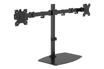 VFM-DSDB - Pied - pour 2 écrans LCD - acier - noir - Taille d'écran : 13-32 - ordinateur de bureau - Noir 2.65 kg