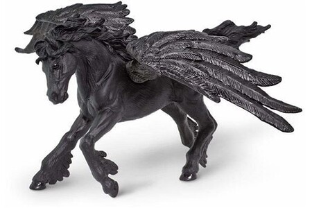Figurine de collection Safari Ltd Safari protagoniste Twilight Pegasus junior 20,5 cm noir
