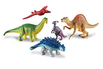 figurine de collection learning resources ressources éducatives jumbo dinosaurs expanded set 2, set of 5