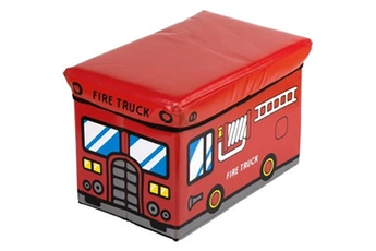 figurine de collection bieco 04201307 - boîte de rangement pompiers avec fonction banc