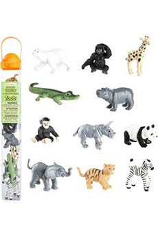 Figurine de collection Plastoy - 6800-04 - Figurine - Animal - Tubo Figurine - Animal Sauvages Bebes