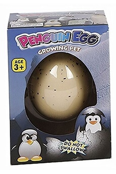 figurine de collection generique toys amsterdam ouf magique de croissance pingouin 6 cm blanc