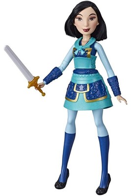 Figurine de collection Disney Mulanfilles protagonistes 30 cm bleu