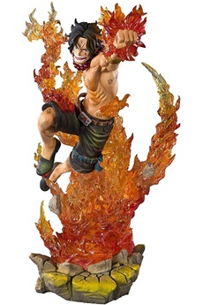 Figurine de collection GENERIQUE Figurine Animation One Piece Fire Fist Portgas·D· Ace PVC de combat super puissant Edition Collector jouet 20CM Et décoration de fond